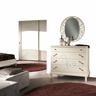 Kommode Spiegel Kommoden Schrank Regal Konsole MÃ¶bel Italy Set 2tlg.