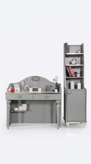 Komplett Jugendzimmer Kinderzimmer Set Schreibtisch Buecherregal Neu