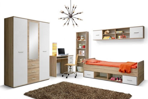 Komplett Jugendzimmer Modern Kinderzimmer Designer Schreibtisch Set Luxus MÃ¶bel