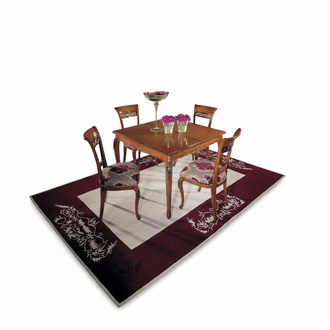 Komplett Set Esstisch 4x StÃ¼hle Esszimmer Set Ess Gruppe Holz Tisch 5tlg