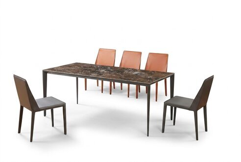 Komplett Set Esstisch + 4 StÃ¼hle Esszimmer Set Ess Gruppe Deko Holz Tisch