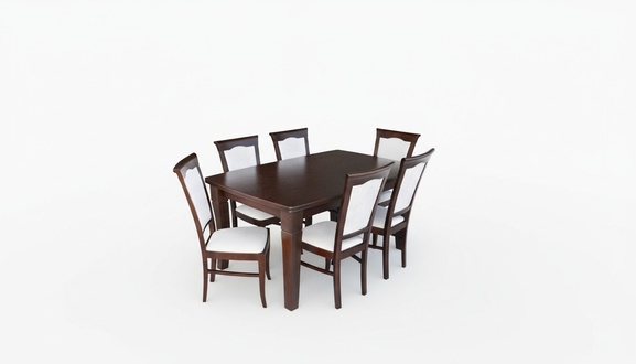 Komplette Essgarnitur 7tlg. Esszimmer Garnitur Set Modern Tisch 6x StÃ¼hle Stuhl