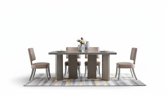 Komplette Esszimmer Garnitur Tisch + 6x Lehnstuhl StÃ¼hle Luxus Essgruppe