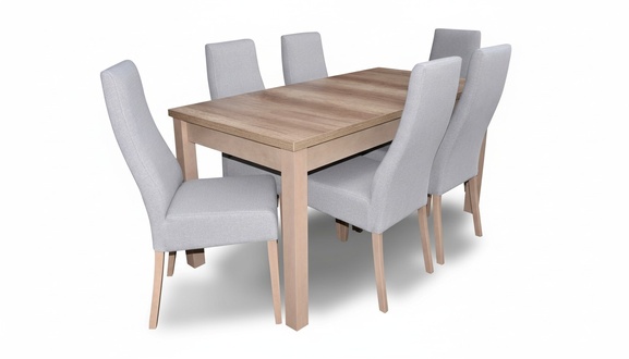 Komplette Garnitur Esszimmer Lehnstuhl Tisch 6x StÃ¼hle Luxus Essgruppe Set 7tlg