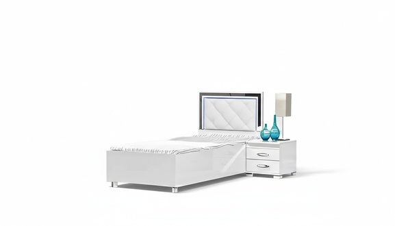 Komplette Jugendzimmer Nachttisch Kleiderschrank 4tlg WeiÃ Schlafzimmer