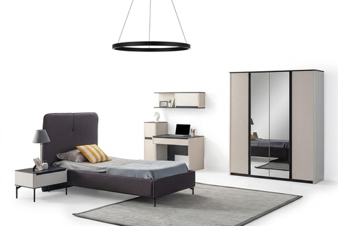 Komplette Kinderzimmer MÃ¶bel Bett Nachttisch Schreibtisch Kleiderschrank