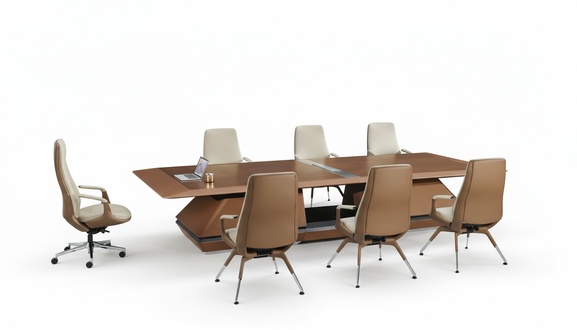 Konferenz Tisch Zimmer Meeting + 6x StÃ¼hle Schulungstische Tische 7tlg.