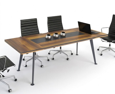 Konferenztisch Besprechungstische KonferenzmÃ¶bel GroÃ Tisch Braun Holz