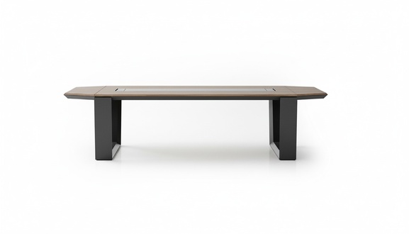 Konferenztisch Minimalismus, GemÃ¼tlichkeit und Strenge - die perfekte Balance.