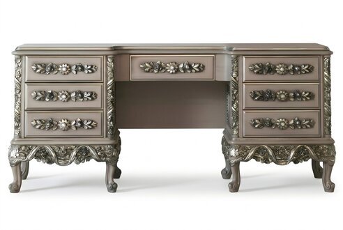 Konsolentisch Konsolentische MÃ¶bel Konsolen Kommode Sideboard Holz Farbe Silber