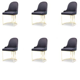 KÃ¼che Ess Gruppe Set Stuhl Garnitur Sitz Polster Holz 6x StÃ¼hle Neu