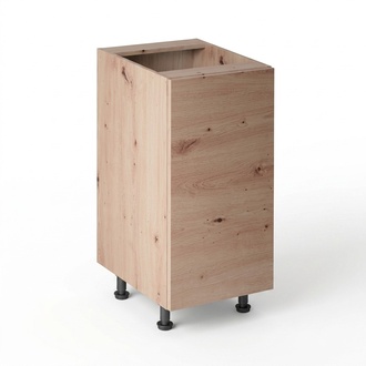 KÃ¼chenunterschrank Basis-Unterschrank mit Mittelboden KÃ¼chenschrank Beige
