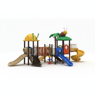 Kunststoff Spielhaus Outdoor Spielplatz groÃer Kinderspielplatz Turm