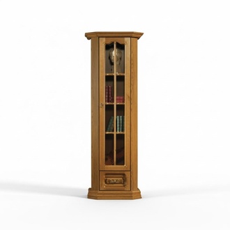 Landhaus Hochschrank Vitrine Schrank Holz Glas Schrank Vitrinen SchrÃ¤nke