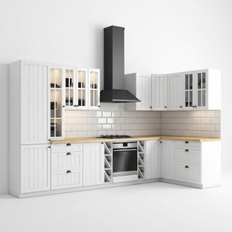 Landhaus KÃ¼che Zeile Schrank KÃ¼chen Unterschrank HÃ¤ngeschrank MÃ¶bel MaÃfertigung