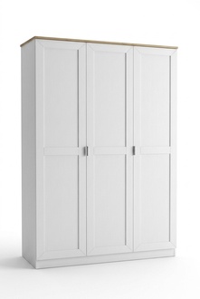 Landhausstil Kleiderschrank Schrank Schlafzimmer SchrÃ¤nke WeiÃ Garderobe 136cm