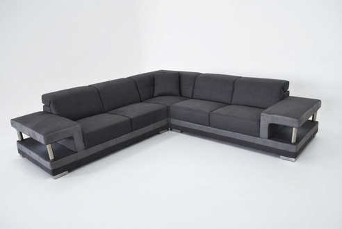 Leder Eck Sofa Couch Polster Wohnlandschaft Luxus Garnitur Ecke Sofas