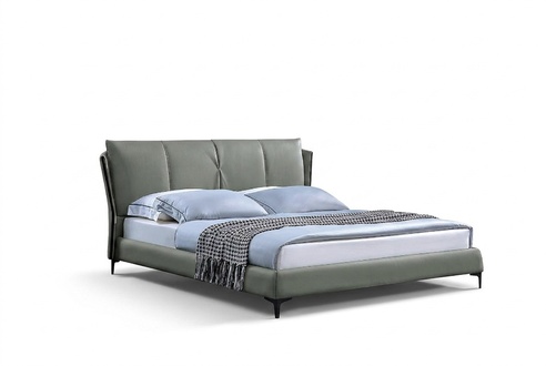 Lederbett Polster Bett Bettgestell Luxus Schlafzimmer MÃ¶bel GrÃ¼n Design Leder
