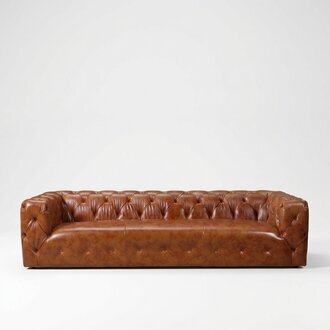 Ledersofa Kunstleder Couch Big - Sofa Luxus Wohnzimmer Sitz Polster
