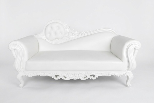 Liege Thron Chaiselongue KÃ¶niglicher Polster Chesterfield Samt Antik Stil