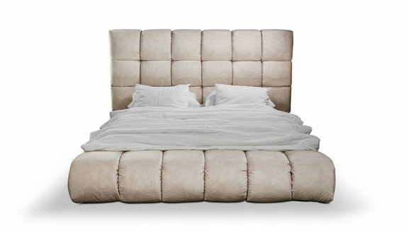 Luxuri PlÃ¼sch Bett im Schlafzimmer groÃ handlich Designer Bett Neu Innenbereich