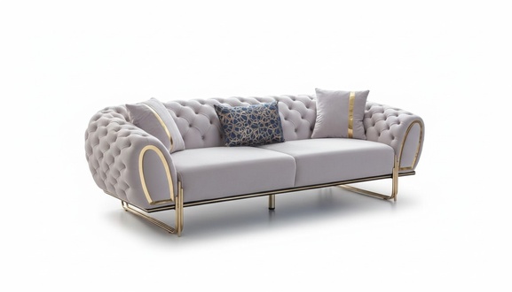 2x Chesterfield Sofas Designer Polster Couchen MÃ¶bel