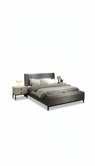 LuxuriÃ¶se Bett mit Bank Exklusives Design und Hochwertige Verarbeitung