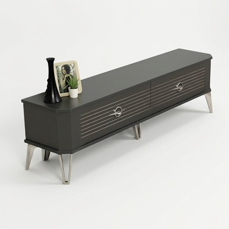 LuxuriÃ¶ser TV-Lowboard mit klaren Linien und eleganter Verarbeitung