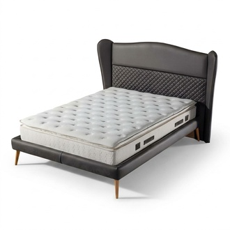LuxuriÃ¶ses Boxspringbett Elegantes Design fÃ¼r hÃ¶chsten Komfort stilvolles Wohnen