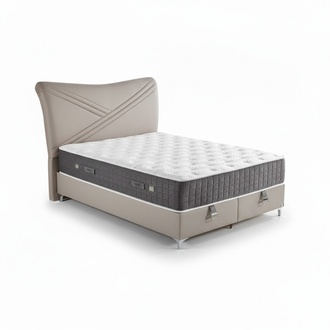 LuxuriÃ¶ses Boxspringbett Stilvolles Design fÃ¼r hÃ¶chsten Komfort elegante Akzente