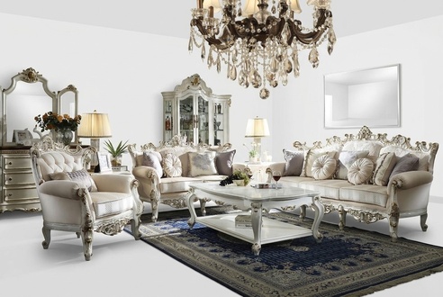 Luxus Chesterfield Sofagarnitur 3+2+1 Sitzer mit MÃ¶bel Couchtisch Couch