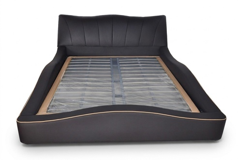 Luxus Design Leder Polster Hotel Bett Rahmen Gestell Moderne Betten
