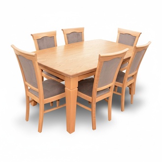 Luxus Designer Esszimmer Set Garnitur Stuhl Tisch Gruppe 7tlg. MÃ¶bel Gruppen Neu
