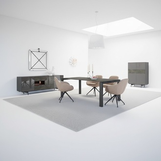Luxus Esszimmer Essgruppe Esstisch 4x Stühle Design Modern Einrichtung Neu