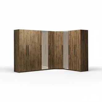 Luxus Kleiderschrank Eckschrank SchrÃ¤nke Schrank Holz Holzschrank Schlafzimmer