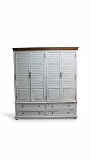 Luxus Kleiderschrank Holzschrank Schrank Schlafzimmer Ankleide MÃ¶bel Echtholz