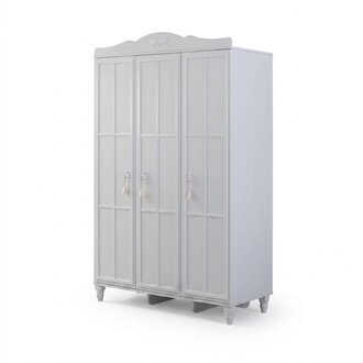 Luxus Kleiderschrank Kinderschrank Holzschrank Schrank Holz WeiÃ