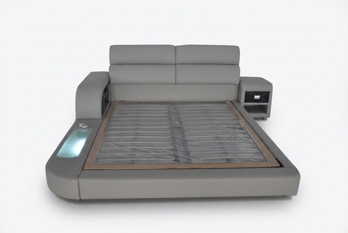 Luxus Leder Design Polster Modernes Betten Doppel 140/160/180/200 Bett