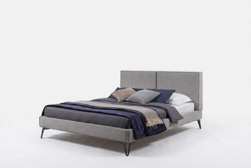 Luxus Leder Textil Bett Polster Betten Doppel Modernes Ehe 140/160/180