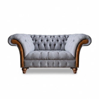 Luxus MÃ¶bel Zweisitzer Sofa Couch Chesterfield Designer Textil Wohnzimmer
