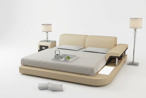 Luxus Multifunktions Wasserbett Doppel Bett Wasser Betten Polster 200x200 + USB