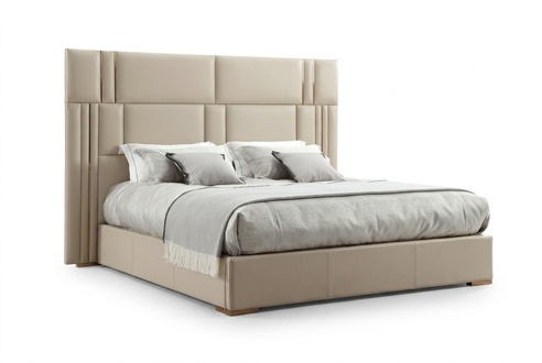 Luxus Schlafzimmer Bett Designer MÃ¶bel Doppelbett WeiÃ Textil Holz Neu