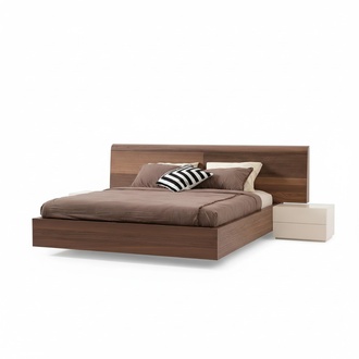 Luxus Schlafzimmer Bett Doppel Betten Design MÃ¶bel braun