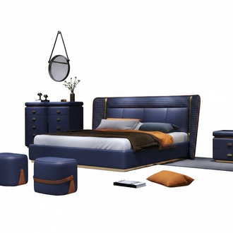 Luxus Schlafzimmer Bett Polster Design Luxus Doppel Betten Hotel MÃ¶bel