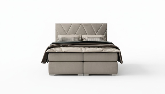 Luxus Schlafzimmer Bett Polster Stoff Design Doppelbett MÃ¶bel Boxspringbett