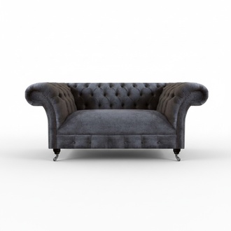 Luxus Sofa Zweisitzer Couch PolstermÃ¶bel Wohnzimmer Grau Sofas Chesterfield