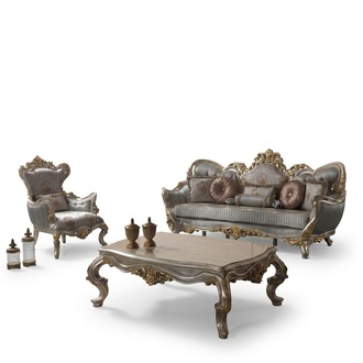 Luxus Sofagarnitur Komplette Couchgarnitur Grau Polstersofa Stoffsofa