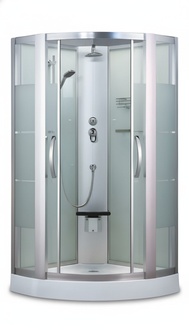 Luxusduschkabine Dusche Wellnessdusche Komfortdusche Glaskabine 100x100 cm