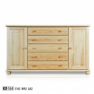 Massive Kommode Anrichte Schrank MÃ¶bel Kommoden Echtholz SchrÃ¤nke Neu Sideboard