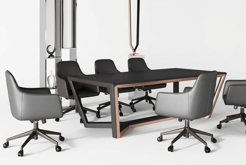 Massivholz Konferenztisch Besprechungstisch BÃ¼romÃ¶bel Designer Tische